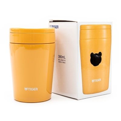 Термоконтейнер для первых или вторых блюд Tiger MCL-B038 Saffron Yellow 0,38 л (цвет шафрановый)
