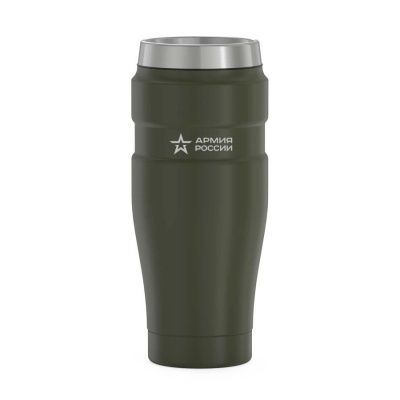 Термокружка "ТРИУМФ" 0,47л (хаки) АРМИЯ РОССИИ