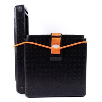 Рыболовный ящик Camping World  "Друг-2+" 20 л цвет чёрный + оригинальная система крепления