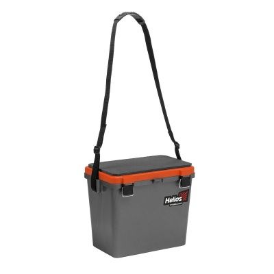 Ящик рыболовный зимний односекционный серый/оранжевый (HS-IB-19-GO-1) Helios