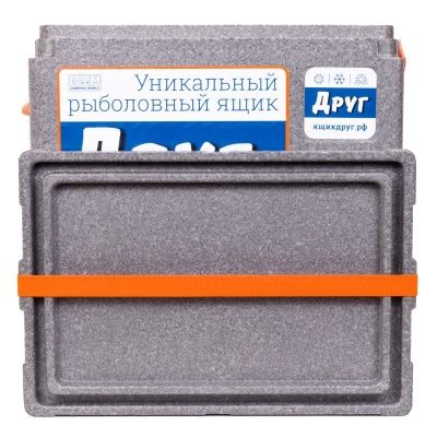 Рыболовный ящик Кемпинг Ворлд (Camping World)  "Друг" 30 л цвет серый
