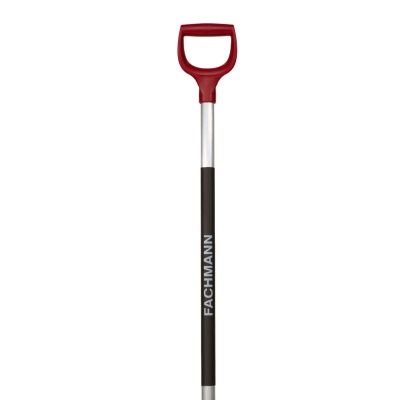 Лопата с алюминиевым черенком, D образной ручкой, al. планка, бордовый, 340мм
