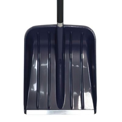 Компактная лопата с алюминиевым черенком, D образной ручкой, темно синий, 340мм