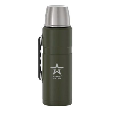 Термос для напитков "ВИТЯЗЬ" 2,0л (хаки) АРМИЯ РОССИИ