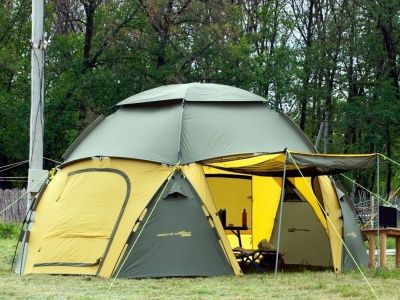 Шатёр автоматический (быстросборный) COSMOS 600 (хаки/горчичный)