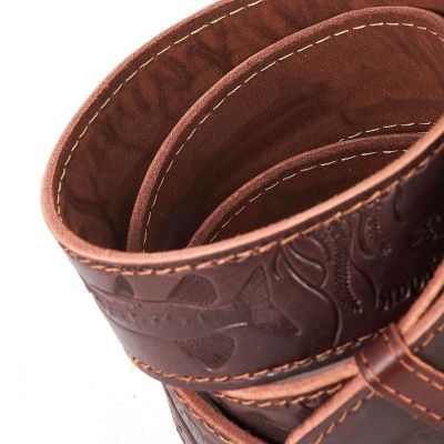 Ремень рыбака. Коньячный