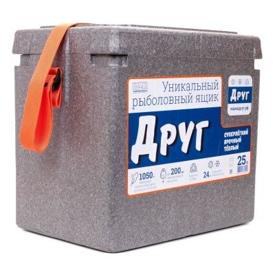 Рыболовный ящик Camping World  "Друг" 25 л цвет серый