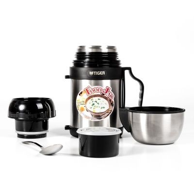 Термос с широким горлом Tiger MCW-P071 Stainless, 0.7 л (цвет - стальной)