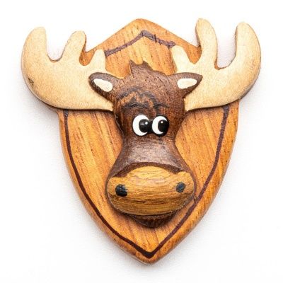 Магнит Лось трофейный