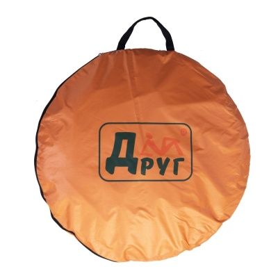 Палатка ДРУГ универсальная для душа и туалета L (цвет оранжевый)