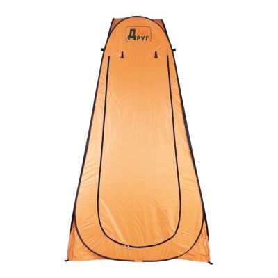 Палатка ДРУГ универсальная для душа и туалета L (цвет оранжевый)