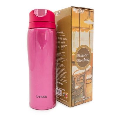 Термокружка Tiger MCB-H048 Raspberry Pink, 0.48 л (цвет - малиновый)