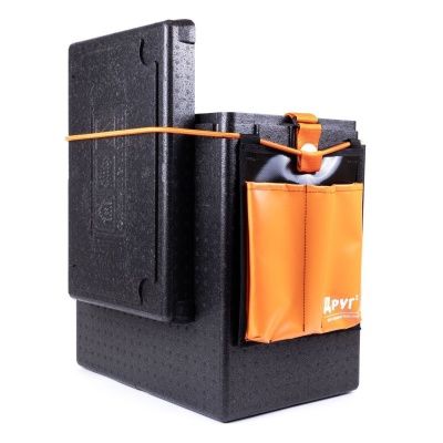 Рыболовный ящик Camping World  "Друг-2+" 30 л цвет черный + оригинальная система крепления