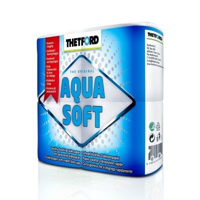 Бумага для биотуалета Aqua Soft (4 шт,растворимая)