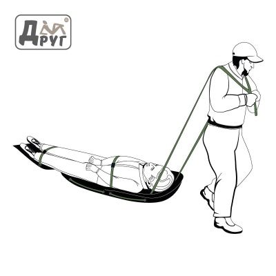 Сани-волокуши тактические универсальные ДРУГ