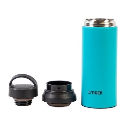 Термокружка Тигр (Tiger) с антибактериальным покрытием MCZ-S060 Хону 0,6 л (голубой)