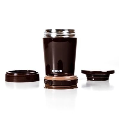 Термоконтейнер для первых или вторых блюд Tiger MCL-A038 Chocolate Brown, 0.38 л