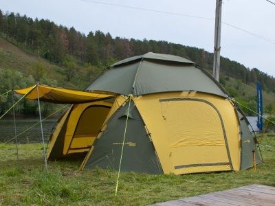 Шатёр автоматический (быстросборный) COSMOS 600 (хаки/горчичный)