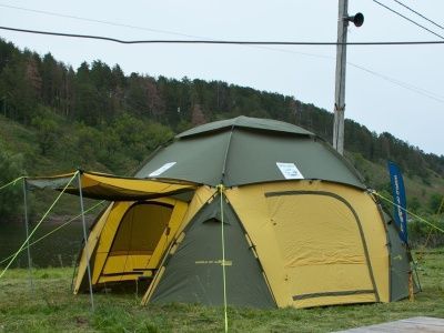 Шатёр автоматический (быстросборный) COSMOS 600 (хаки/горчичный)