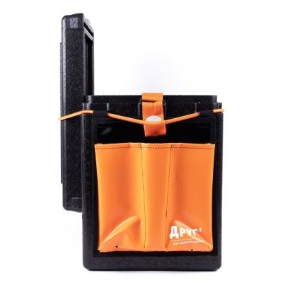 Рыболовный ящик Camping World  "Друг-2+" 25 л цвет черный + оригинальная система крепления