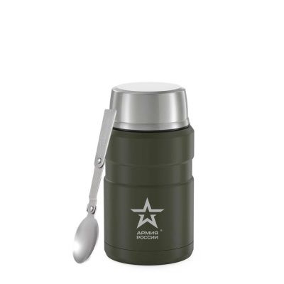 Термос для еды "ПРИВАЛ" 0,71л (хаки) АРМИЯ РОССИИ