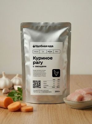 Курица с овощами (рагу), 250 гр