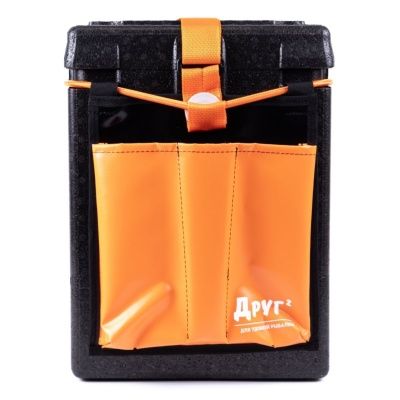 Рыболовный ящик Camping World  "Друг-2+" 25 л цвет черный + оригинальная система крепления