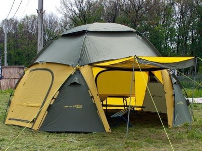 Шатёр автоматический (быстросборный) COSMOS 600 (хаки/горчичный)