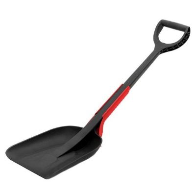 Лопата автомобильная со скребком FACHMANN