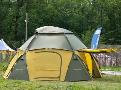 Шатёр автоматический (быстросборный) COSMOS 600 (хаки/горчичный)