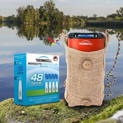 Прибор противомоскитный Thermacell Halo Mini Repeller Red (красный) + набор + чехол