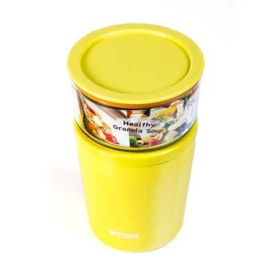 Термос для еды с контейнерами Tiger LCC-A030 Yellow (цвет желтый)