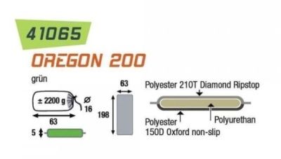 Коврик High Peak Oregon 200 (цвет - зеленый)