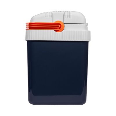 Холодильник автомобильный Camping World 25L (тёмно-синий с белым и оранжевым)