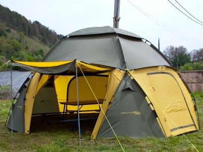 Шатёр автоматический (быстросборный) COSMOS 600 (хаки/горчичный)